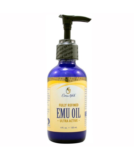 Emu Gold, Emu Oil, Fully Refined, Ultra Active, 4 fl oz (120 ml)
