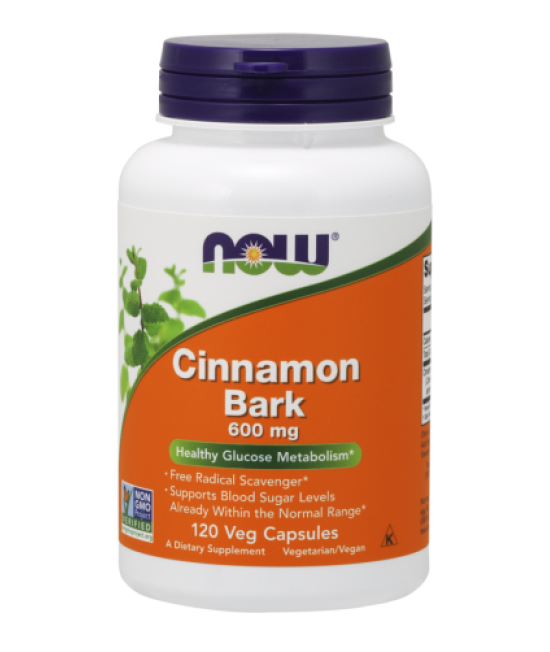 Cinnamon Bark 600 Mg Veg Capsules