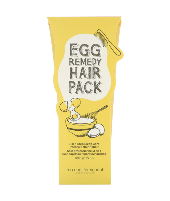 Too Cool for School, Egg Remedy Hair Pack, 7.05 oz (200 g)