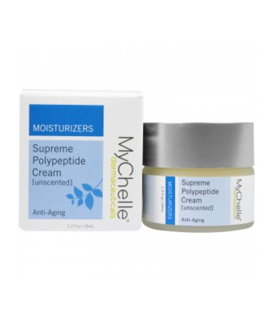 MyChelle Dermaceuticals, Supreme Polypeptide Moisturizers, Cream Unscented, 1.2 Fl Oz (35 Ml)