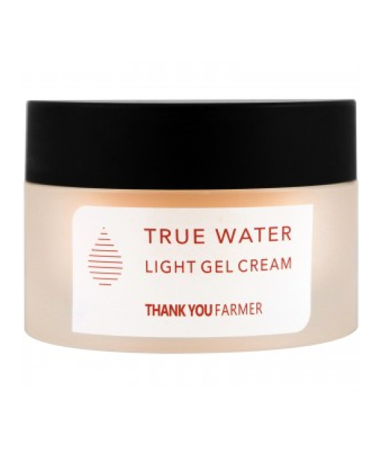 Thank You Farmer, True Water, Light Gel Cream, All Skin Types, 1.75 Fl Oz (50 Ml)