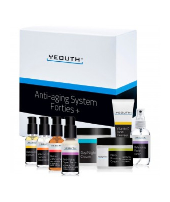 Yeouth, Anti-Aging System, Forties +, 8 Piece Set