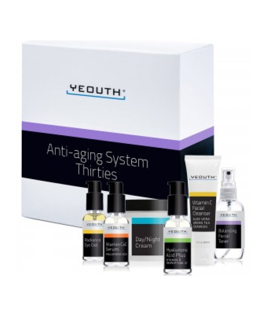 Yeouth, Anti-Aging System, Thirties, 6 Piece Set