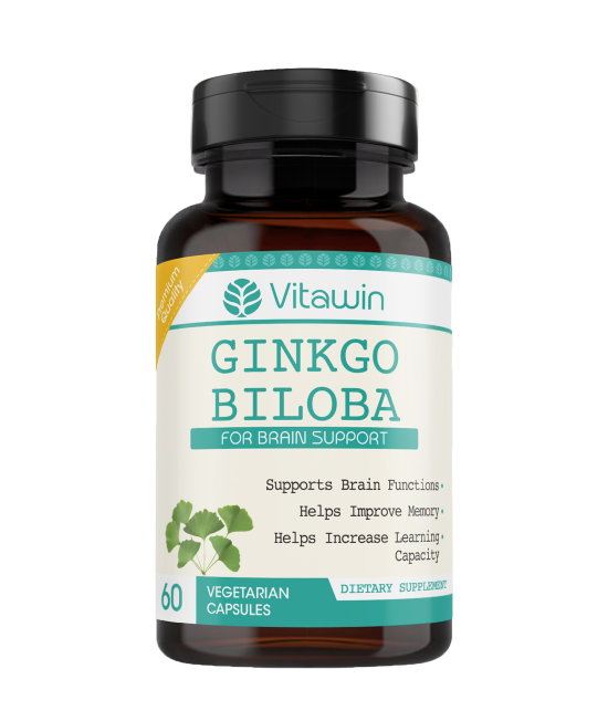 Ginkgo Biloba, 60 Capsules
