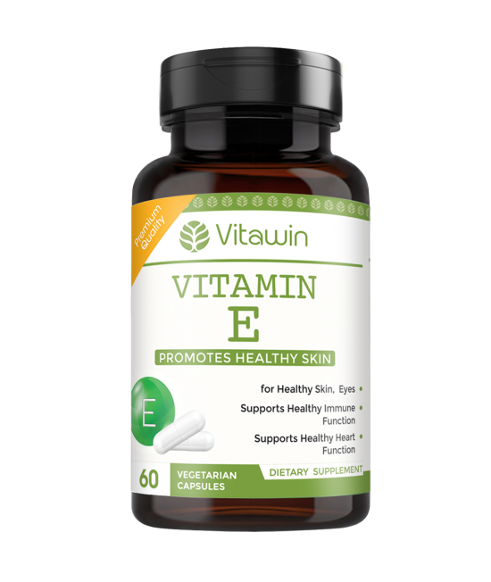 Vitamin E, 60 capsules