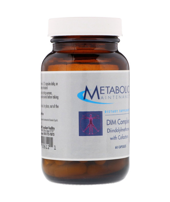 Metabolic Maintenance, DIM Complex, Diindolylmethane with CoFactors, 60 Capsules